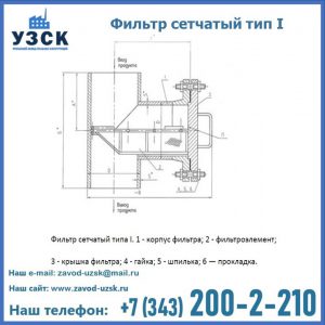 Фильтр сетчатый ФС по Т-ММ-11-2003 в Обнинске