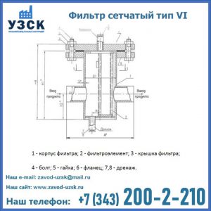 Фильтр сетчатый ФС по Т-ММ-11-2003 в Обнинске