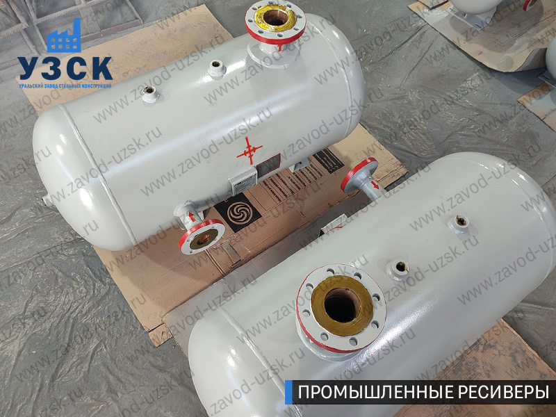 фотография промышленных ресиверовдля газа Обнинск